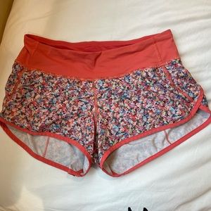 Lululemon Floral Shorts